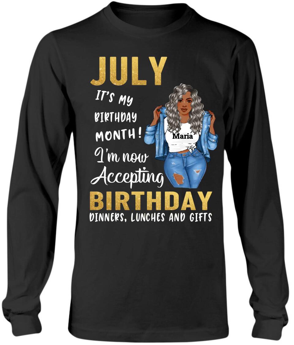 July: It's My Birthday Month