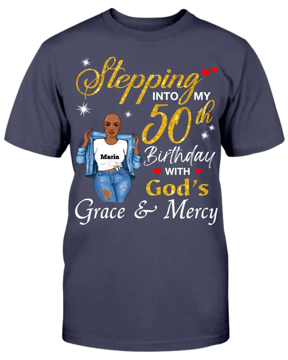 50th Birthday With God's Grace (Golden)