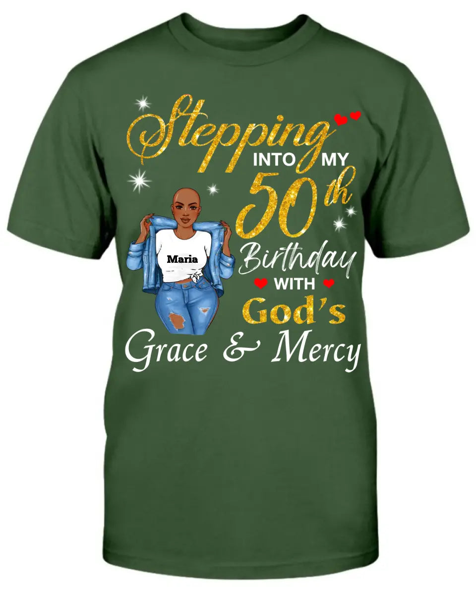 50th Birthday With God's Grace (Golden)