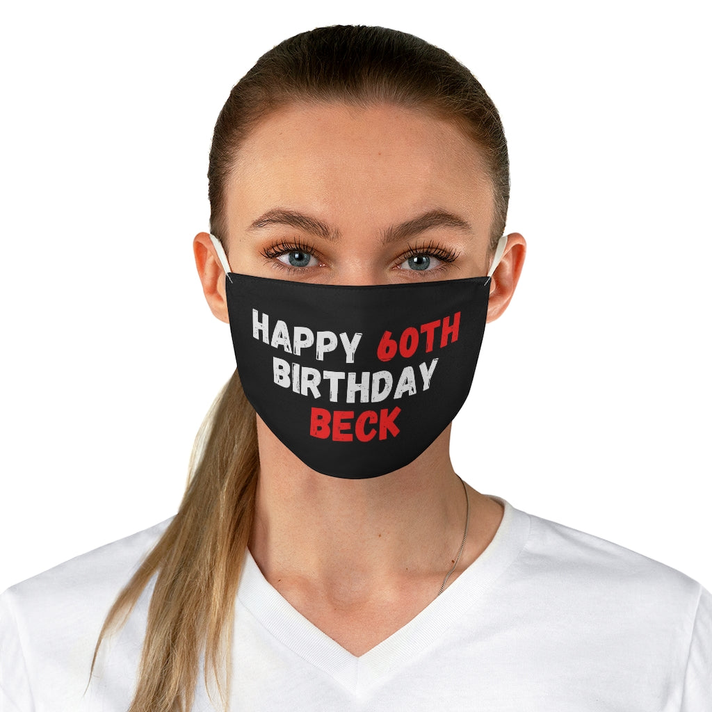 Custom 60th birthday Face Mask