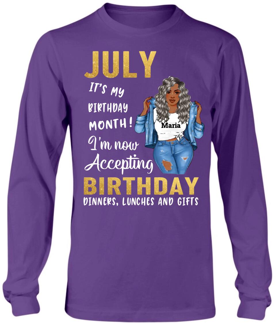 July: It's My Birthday Month