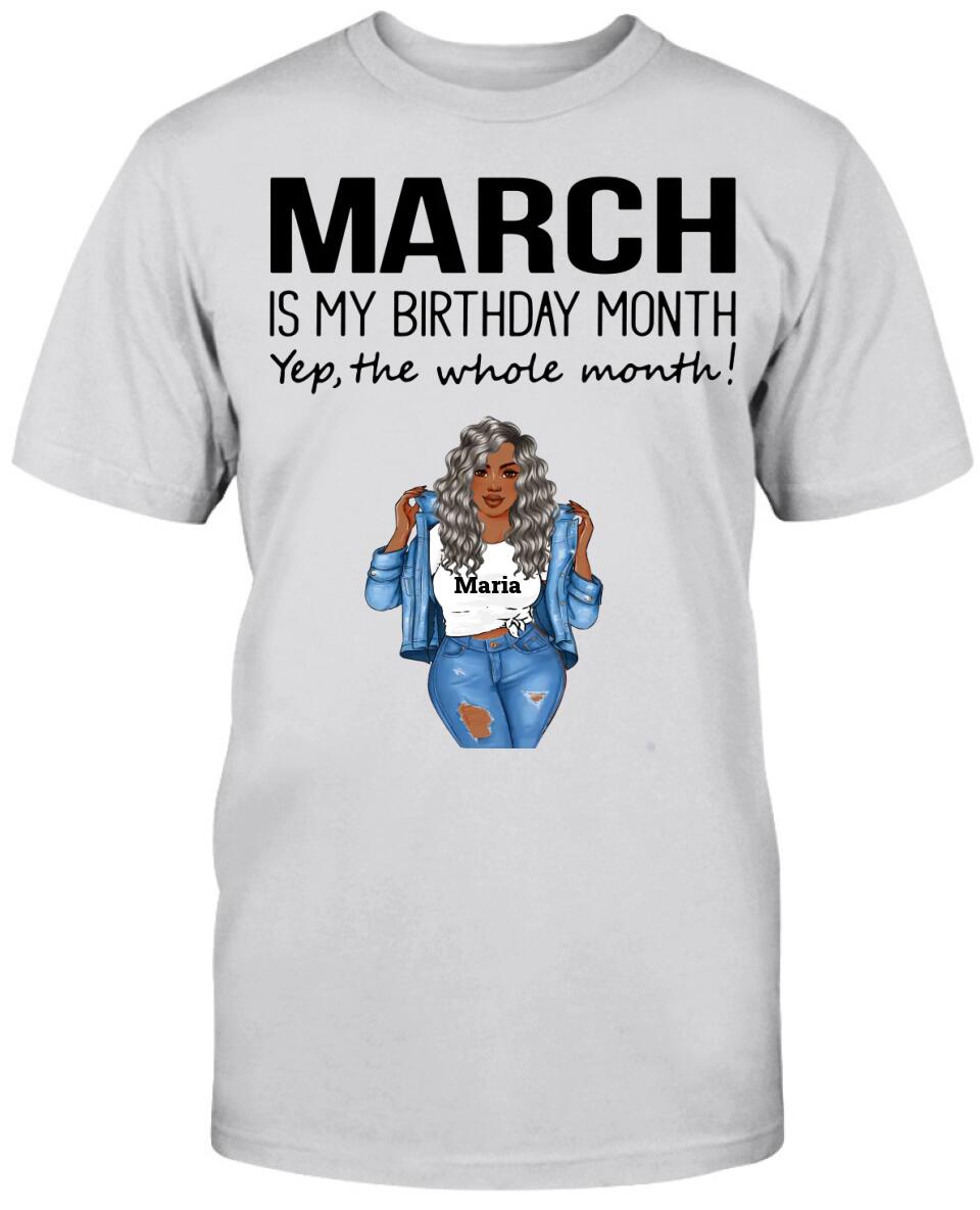 March: Is My Birthday Month Yep The Whole Month