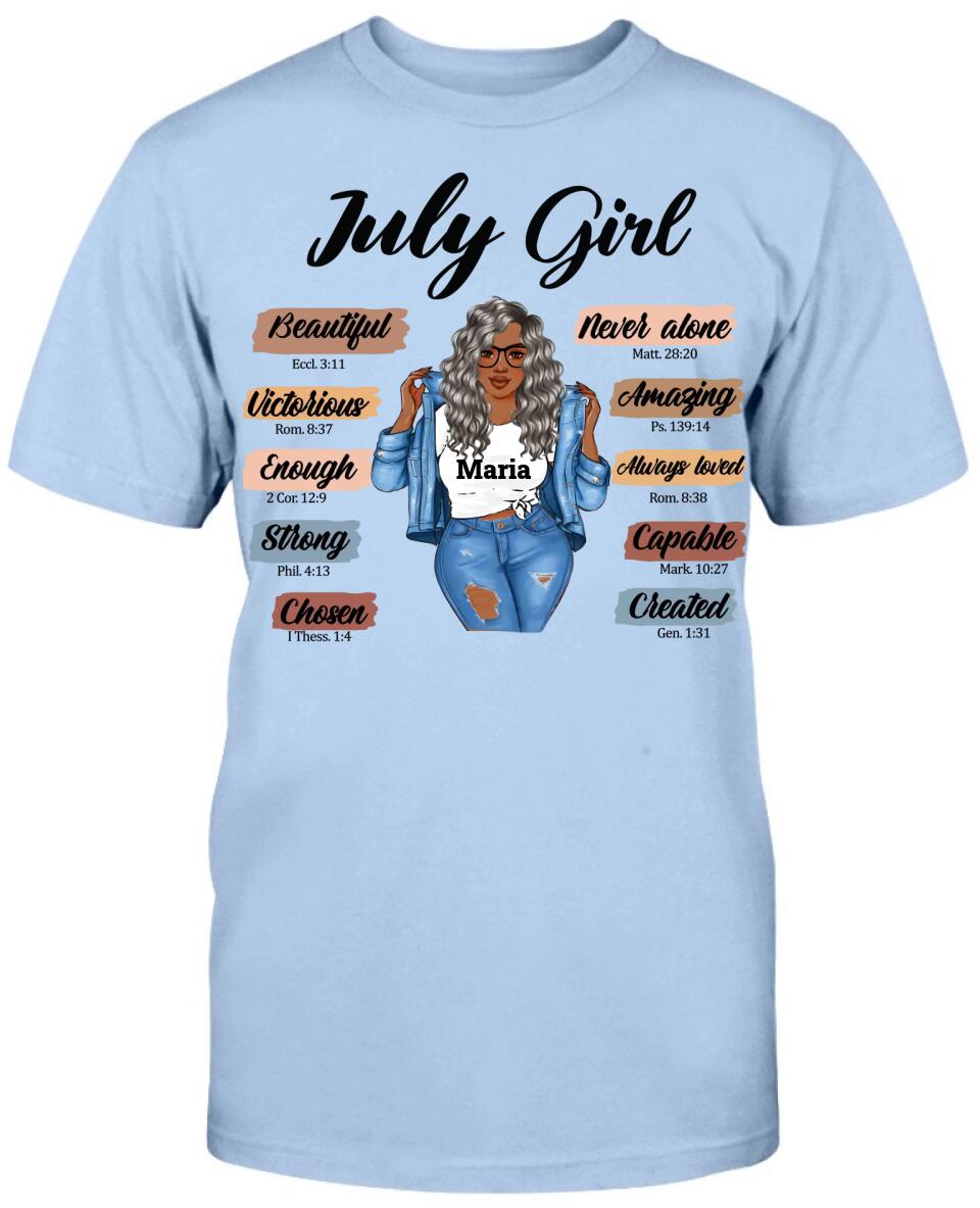 July Girl: Beautiful, Chosen and Strong