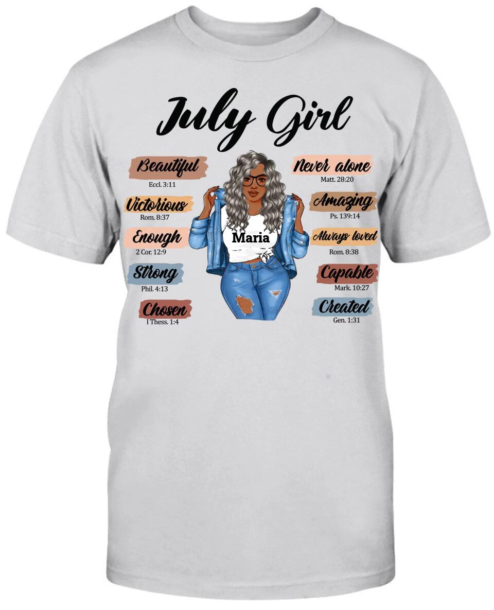 July Girl: Beautiful, Chosen and Strong