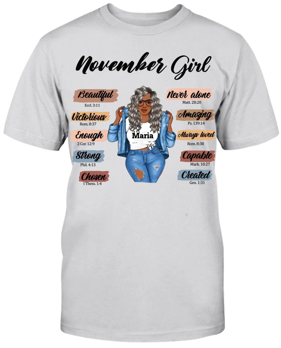 November Girl: Beautiful, Chosen and Strong