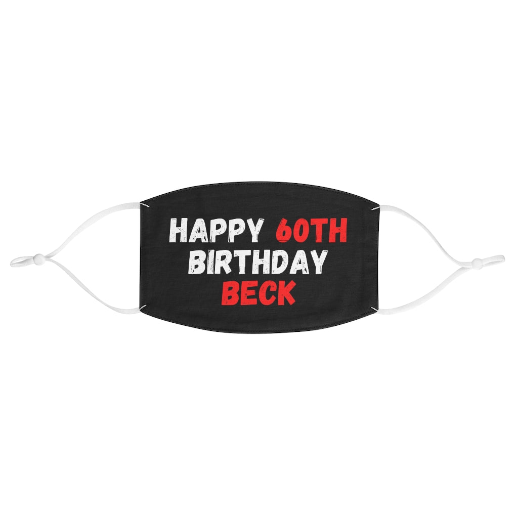 Custom 60th birthday Face Mask