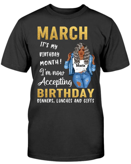 March Girl: It's My Birthday Month