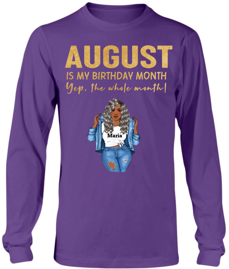 August: Is My Birthday Month