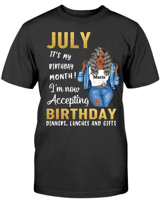 July: It's My Birthday Month