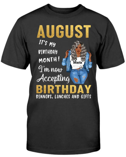 August: It's My Birthday Month