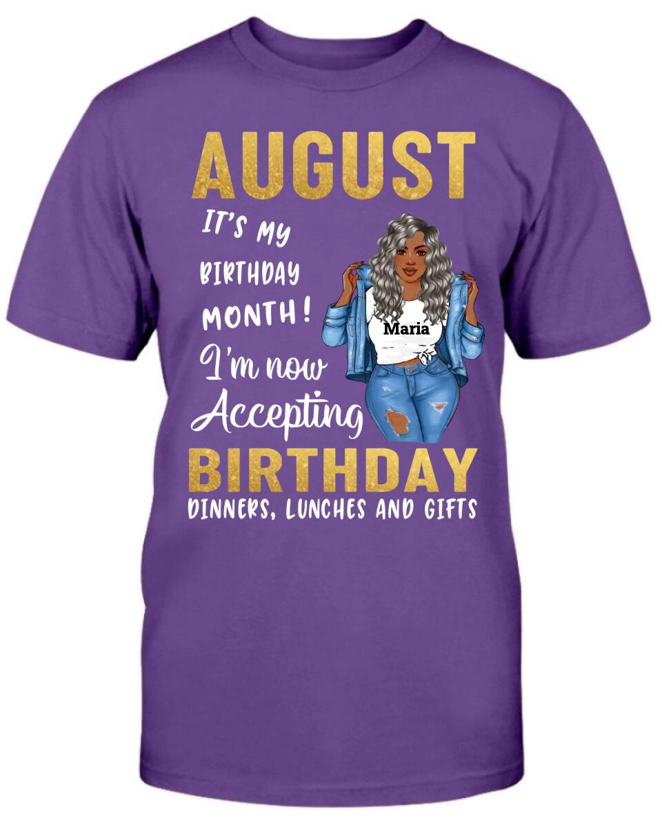 August: It's My Birthday Month