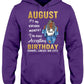 August: It's My Birthday Month