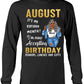 August: It's My Birthday Month