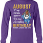 August: It's My Birthday Month