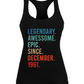 Legendary Awesome | Personalized T-Shirt | (Any Month/Year)