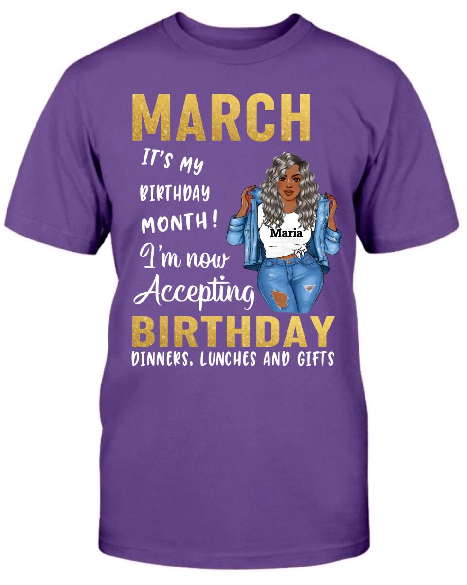 March Girl: It's My Birthday Month
