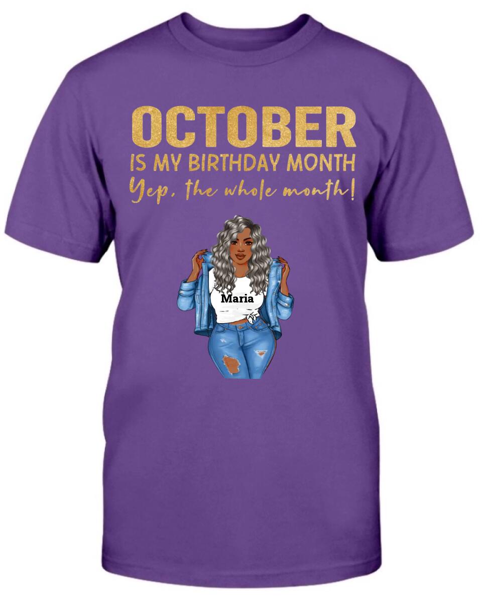 October: Is My Birthday Month