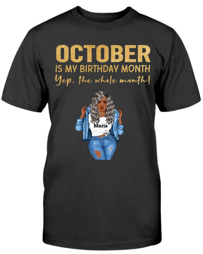 October: Is My Birthday Month