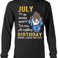 July: It's My Birthday Month