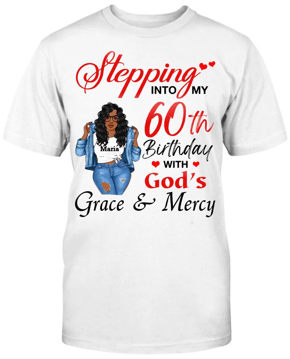 60 Birthday T-shirt With God's Grace & Mercy – Tiff Mart