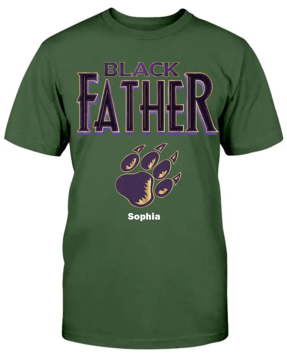 Panther Black Father Personalized Apparel Gift for Father