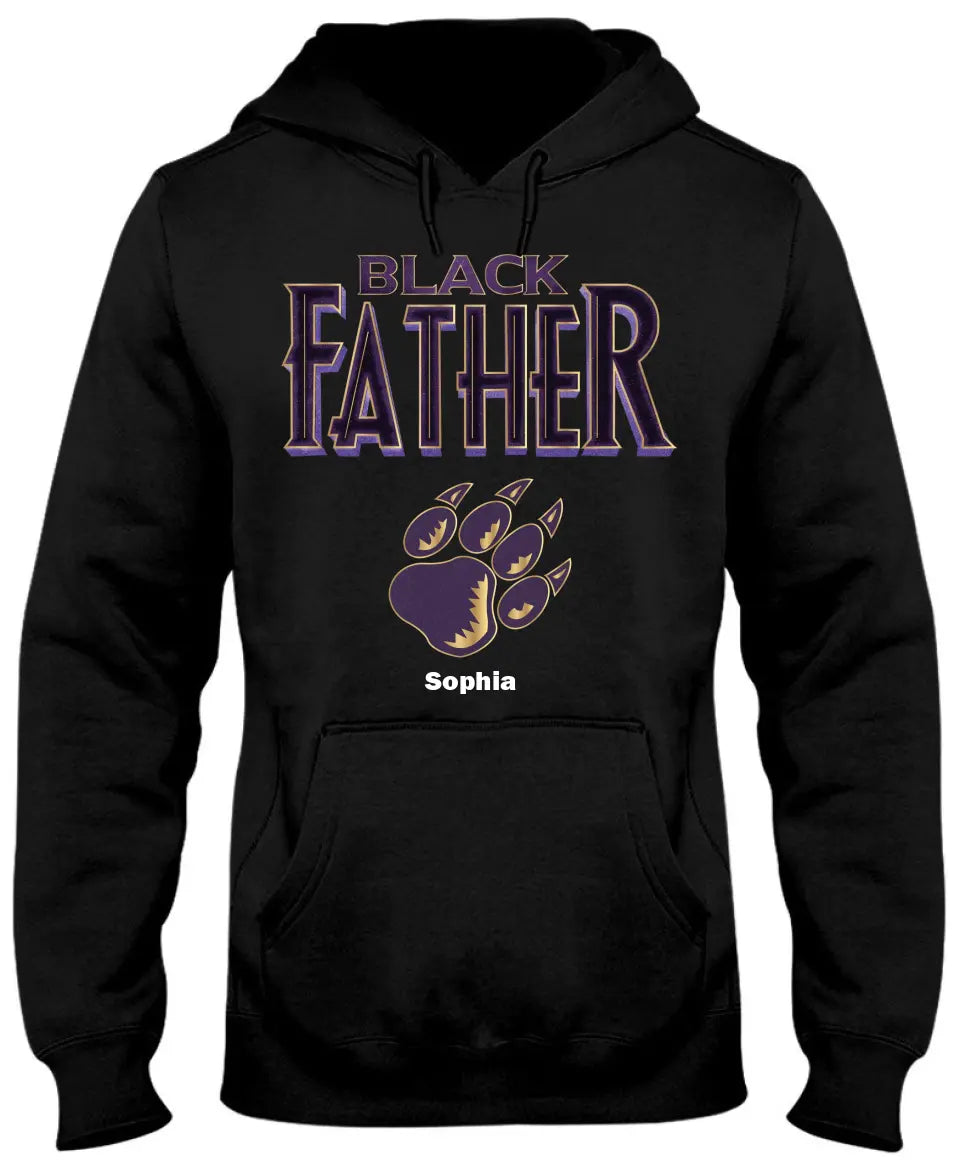 Panther Black Father Personalized Apparel Gift for Father