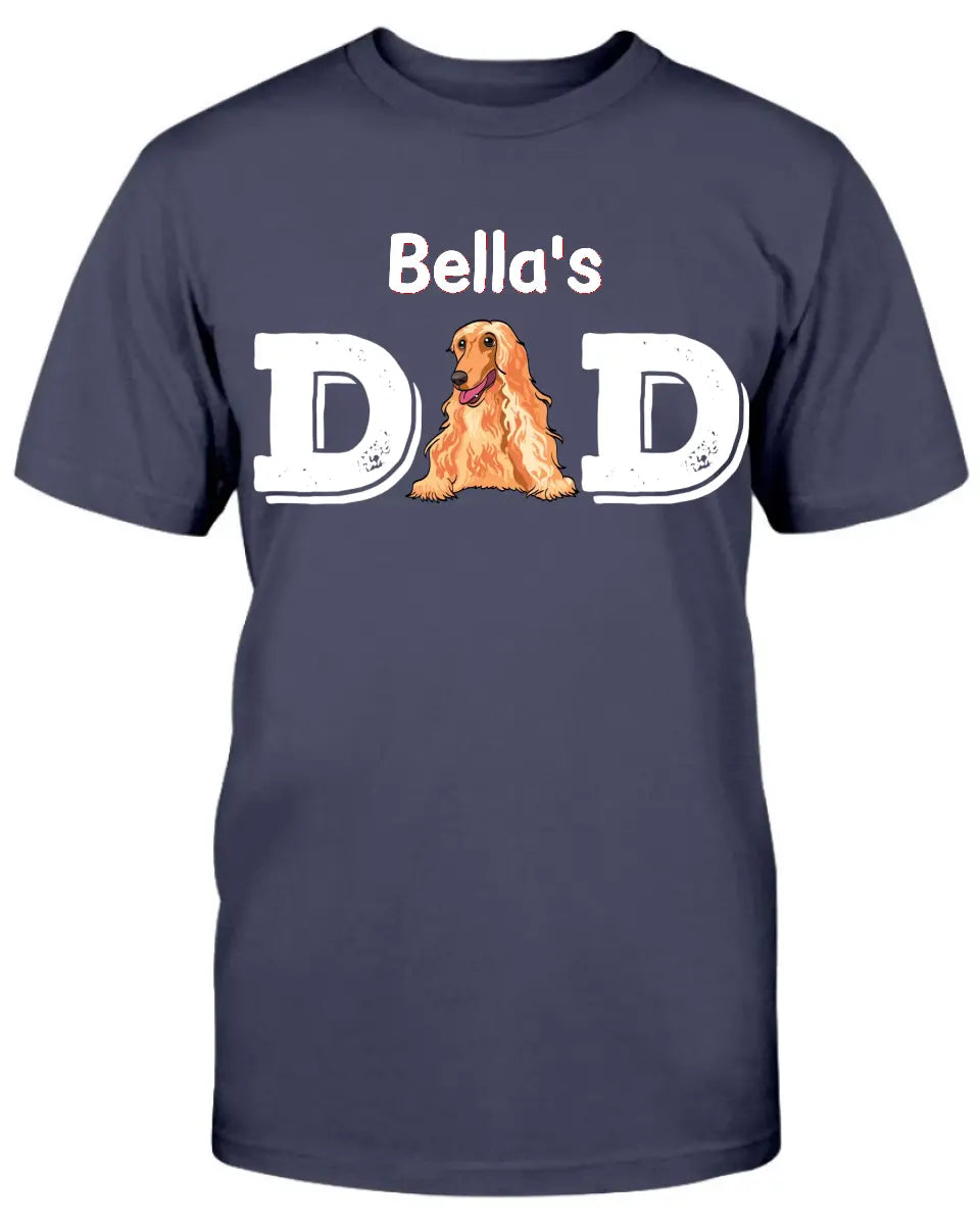 Dog Dad, Funny Dogs Personalized Shirt, Custom Gifts for Dog Lovers