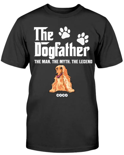 The DogFather, Funny Dogs Personalized Shirt, Custom Gifts for Dog Lovers