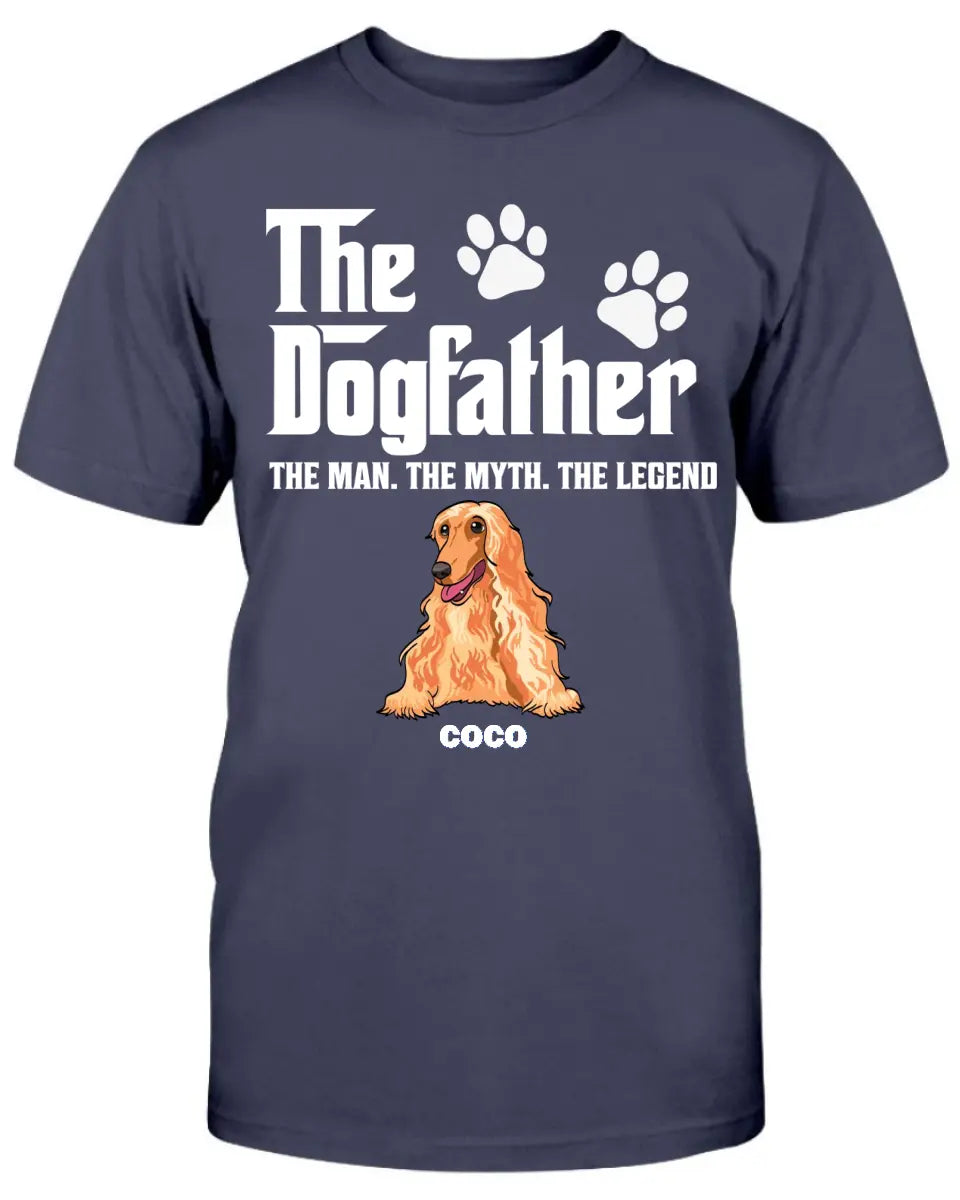 The DogFather, Funny Dogs Personalized Shirt, Custom Gifts for Dog Lovers