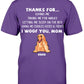I Woof You, Funny Dogs Personalized Shirt, Custom Gifts for Dog Lovers